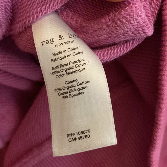 Rag & Bone City Dye Terry Sweatshirt, size XS, EUC - Picture 12 of 14